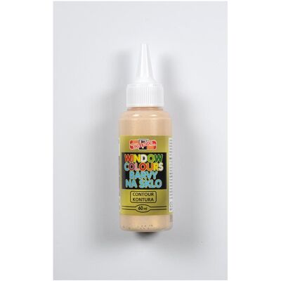 Koh-i-Noor, Peinture loisirs créatifs, Fenstermalfarbe 60 ml Glasmalfarbe - Gold Contour - (60 ml) - Publicité Koh-i-Noor, Peinture loisirs créatifs, Fenstermalfarbe 60 ml Glasmalfarbe - Gold Contour - (60 ml) - Publicité