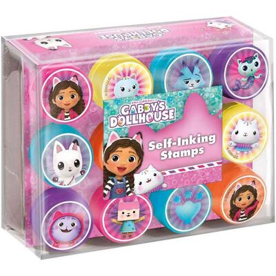Totum, Tampon encreur, Gabby's Dollhouse Set de tampons, 10 pcs. Publicité Totum, Tampon encreur, Gabby's Dollhouse Set de tampons, 10 pcs. Publicité