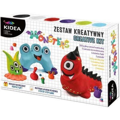 Derform KIDEA Monster-Set aus selbsthärtendem Ton - Publicité Derform KIDEA Monster-Set aus selbsthärtendem Ton - Publicité