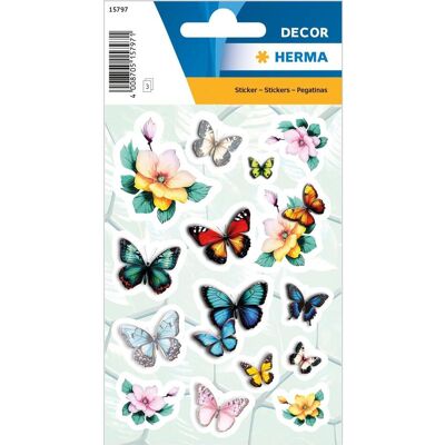 Herma, Autocollants, Sticker Schmetterlinge (45 Autocollants) - Publicité Herma, Autocollants, Sticker Schmetterlinge (45 Autocollants) - Publicité