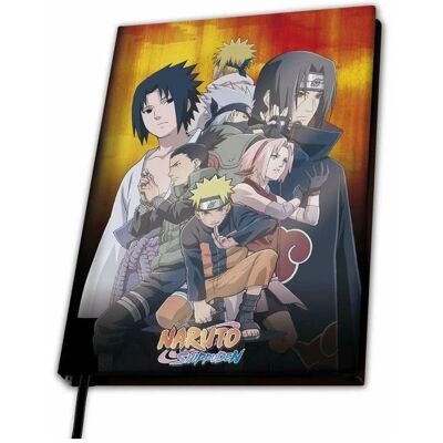 Pyramid Cahier + bloc-notes, Naruto A5 Notebook 3D Lenticular: Naruto (A5) - Publicité Pyramid Cahier + bloc-notes, Naruto A5 Notebook 3D Lenticular: Naruto (A5) - Publicité