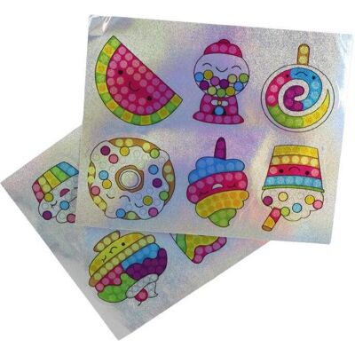 Lean Toys Leantoys Zestaw Diamencików Do Wyklejania DIY S?odycze Kolorowe Naklejki - Publicité Lean Toys Leantoys Zestaw Diamencików Do Wyklejania DIY S?odycze Kolorowe Naklejki - Publicité