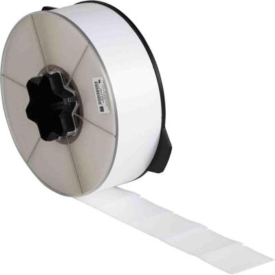 Brady, Rouleau d’étiquettes, WRAP-9-499, tissu en nylon, mat, blanc, 50.80 x 50.80 mm, permanent, pour diamètre de câble 5.39 - Publicité Brady, Rouleau d’étiquettes, WRAP-9-499, tissu en nylon, mat, blanc, 50.80 x 50.80 mm, permanent, pour diamètre de câble 5.39 - Publicité