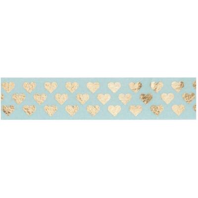 Magni, Washi tape, folia Ruban adhésif décoratif WashiTape Hotfoil Or Coeur 26118 - Publicité Magni, Washi tape, folia Ruban adhésif décoratif WashiTape Hotfoil Or Coeur 26118 - Publicité