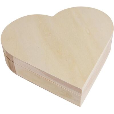 Rayher Coeur de boîte en bois, crédit FSC Mix, naturel - Publicité Rayher Coeur de boîte en bois, crédit FSC Mix, naturel - Publicité