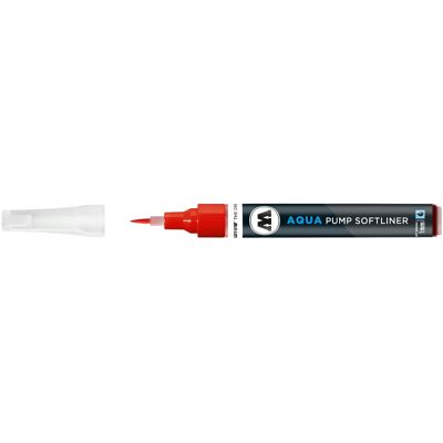 Molotow, Marqueur, Marqueur pinceau Pump Softliner Aqua 1mm vermillon (1x) - Publicité Molotow, Marqueur, Marqueur pinceau Pump Softliner Aqua 1mm vermillon (1x) - Publicité