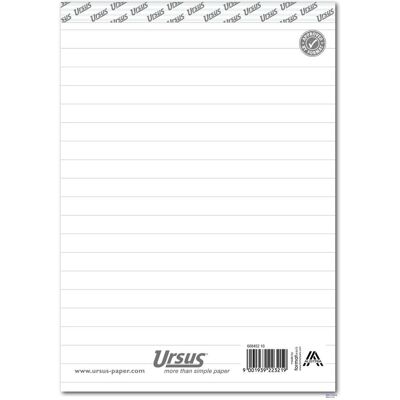 Ursus, Cahier + bloc-notes, bloc-notes (A5, À rayures) - Publicité Ursus, Cahier + bloc-notes, bloc-notes (A5, À rayures) - Publicité