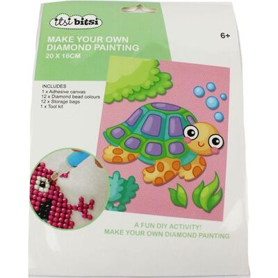 Magni Peinture au diamant « Tortue » 20 x 16 cm - Publicité Magni Peinture au diamant « Tortue » 20 x 16 cm - Publicité