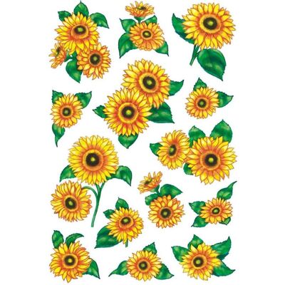 HERMA 3346 - 28 stickers tournesol - Feuille autocollante - Publicité HERMA 3346 - 28 stickers tournesol - Feuille autocollante - Publicité