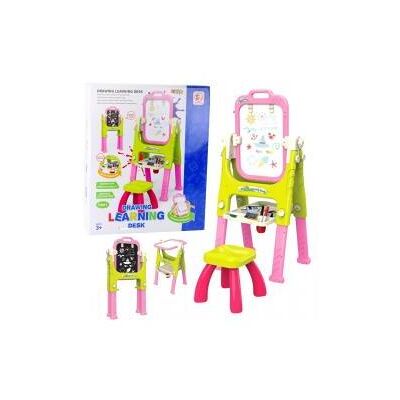 Lean Toys Leantoys Pädagogisches Whiteboard 5in1 mit Stuhl - Publicité Lean Toys Leantoys Pädagogisches Whiteboard 5in1 mit Stuhl - Publicité