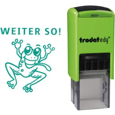 Trodat, Tampon encreur, Tampon Grenouille - Publicité Trodat, Tampon encreur, Tampon Grenouille - Publicité