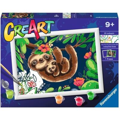Ravensburger CreArt Sweet Sloths craft set - Publicité Ravensburger CreArt Sweet Sloths craft set - Publicité