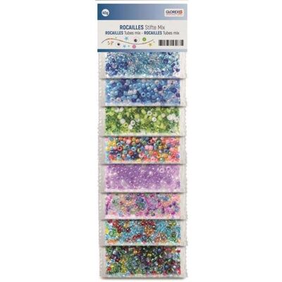 Glorex Rocailles/broches Mix, Multicolore - Publicité Glorex Rocailles/broches Mix, Multicolore - Publicité