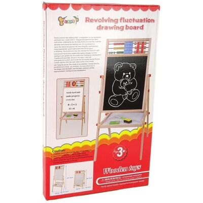 Lean Toys Tableau éducatif en bois 2en1 Tableau magnétique + accessoires Table de comptage Multiplication - Publicité Lean Toys Tableau éducatif en bois 2en1 Tableau magnétique + accessoires Table de comptage Multiplication - Publicité