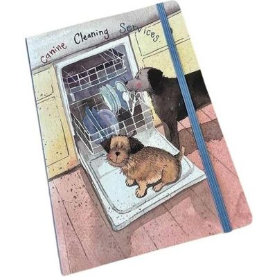 Teka, Cahier + bloc-notes, Notizbuch mit Radiergummi A5 LCN15 Hunde an der Spülmaschine (A5, À rayures) - Publicité Teka, Cahier + bloc-notes, Notizbuch mit Radiergummi A5 LCN15 Hunde an der Spülmaschine (A5, À rayures) - Publicité