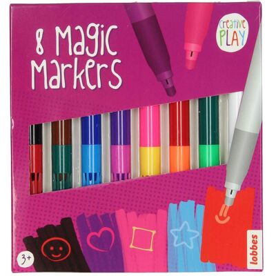 Lobbes, Marqueur, Marqueur Magic Magic, 8 pièces. (8x) - Publicité Lobbes, Marqueur, Marqueur Magic Magic, 8 pièces. (8x) - Publicité