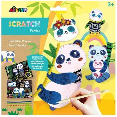 Avenir Kratzbild - Pandas - Publicité Avenir Kratzbild - Pandas - Publicité