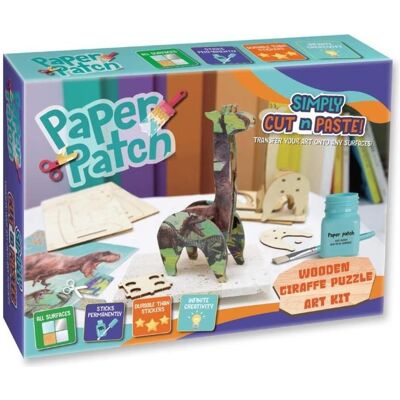 Stigo Bike Papier-Patch-Decoupage-Set – Giraffen-Puzzle aus Holz - Publicité Stigo Bike Papier-Patch-Decoupage-Set – Giraffen-Puzzle aus Holz - Publicité