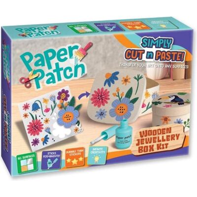 Stigo Bike Papier-Patch-Decoupage-Set – Holzkiste - Publicité Stigo Bike Papier-Patch-Decoupage-Set – Holzkiste - Publicité
