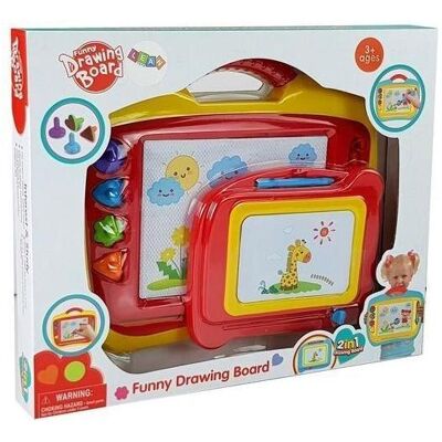 Lean Toys Lean Znikopis Zestaw 2 sztuki Czerwono-?ó?ty - Publicité Lean Toys Lean Znikopis Zestaw 2 sztuki Czerwono-?ó?ty - Publicité