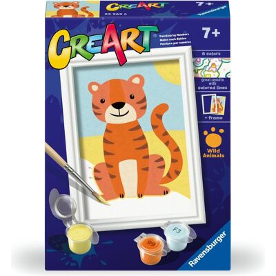 Ravensburger CreArt - Peinture par numéro - Wild Tiger - Publicité Ravensburger CreArt - Peinture par numéro - Wild Tiger - Publicité