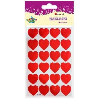 Titanum, Autocollants, Herz-Papieraufkleber 16x18mm rot 240 Stk (240 Autocollants) - Publicité Titanum, Autocollants, Herz-Papieraufkleber 16x18mm rot 240 Stk (240 Autocollants) - Publicité