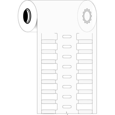 Brady, Rouleau d’étiquettes, B33-16x4,4-7697-WT, Durasleeve(R), tiroir robuste pour marqueurs en fil métallique, polyester, (68 mm) - Publicité Brady, Rouleau d’étiquettes, B33-16x4,4-7697-WT, Durasleeve(R), tiroir robuste pour marqueurs en fil métallique, polyester, (68 mm) - Publicité