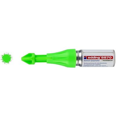 Edding, Marqueur, Spray marker fluorescent green chalk paint for drilled holes (5x) - Publicité Edding, Marqueur, Spray marker fluorescent green chalk paint for drilled holes (5x) - Publicité