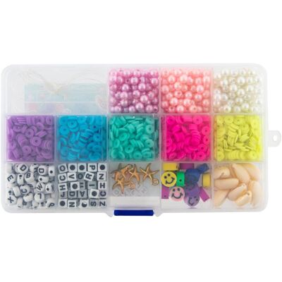Grafix Perles en Boîte - 12 Sets pour Bricolage - Publicité Grafix Perles en Boîte - 12 Sets pour Bricolage - Publicité