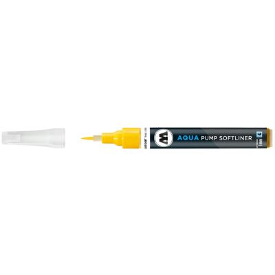 Molotow, Marqueur, Marqueur pinceau Pump Softliner Aqua 1mm jaune primaire (1x) - Publicité Molotow, Marqueur, Marqueur pinceau Pump Softliner Aqua 1mm jaune primaire (1x) - Publicité