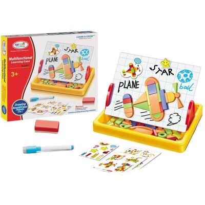 Lean Toys Tableau magnétique Lean Cars pour dessiner des figures géométriques - Publicité Lean Toys Tableau magnétique Lean Cars pour dessiner des figures géométriques - Publicité