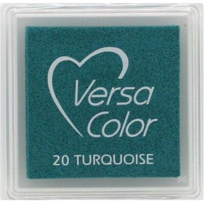 Tsukineko, Tampon encreur, Tampon encreur VersaColor 3x3cm turquoise - Publicité Tsukineko, Tampon encreur, Tampon encreur VersaColor 3x3cm turquoise - Publicité