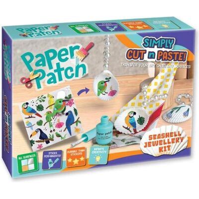 Stigo Bike Papier-Patch-Decoupage-Set – Muschelschmuck - Publicité Stigo Bike Papier-Patch-Decoupage-Set – Muschelschmuck - Publicité