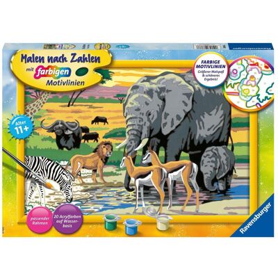 Ravensburger Les animaux en Afrique - Publicité Ravensburger Les animaux en Afrique - Publicité