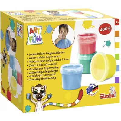 Simba, Peinture loisirs créatifs, A&F Peinture au doigt (1029 ml) - Publicité Simba, Peinture loisirs créatifs, A&F Peinture au doigt (1029 ml) - Publicité