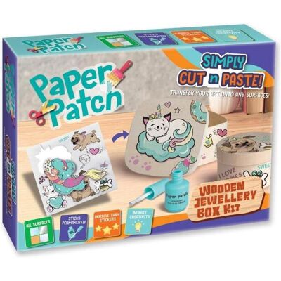 Stigo Bike Paper Patch Decoupage-Set – Schachtel mit einem Kätzchen - Publicité Stigo Bike Paper Patch Decoupage-Set – Schachtel mit einem Kätzchen - Publicité