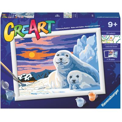 Ravensburger CreArt Seals at Sunset - Publicité Ravensburger CreArt Seals at Sunset - Publicité