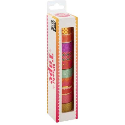 Grafix, Washi tape, Washi Tape 1,5 cm x 3 m - 10 Stück - Publicité Grafix, Washi tape, Washi Tape 1,5 cm x 3 m - 10 Stück - Publicité