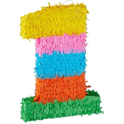 Relaxdays Piñata - Décoration d'anniversaire colorée - Publicité Relaxdays Piñata - Décoration d'anniversaire colorée - Publicité