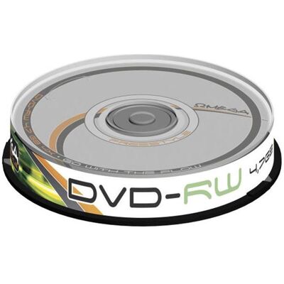 Omega Pack de 10 DVD-RW 4,7 Go 4X - Disque Optique - Publicité Omega Pack de 10 DVD-RW 4,7 Go 4X - Disque Optique - Publicité