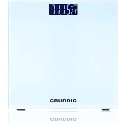Grundig Pèse-personne, Pèse-personne numérique 180 kg, blanc (180 kg) - Publicité Grundig Pèse-personne, Pèse-personne numérique 180 kg, blanc (180 kg) - Publicité