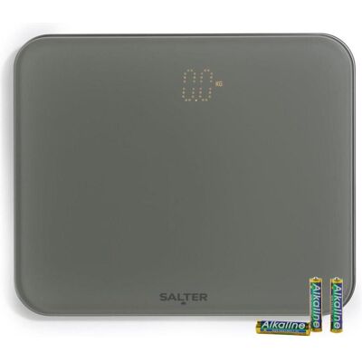Salter, Pèse-personne, 9204 GFEU12 Shadow Digital Bathroom Scale, Grey (180 kg) - Publicité Salter, Pèse-personne, 9204 GFEU12 Shadow Digital Bathroom Scale, Grey (180 kg) - Publicité