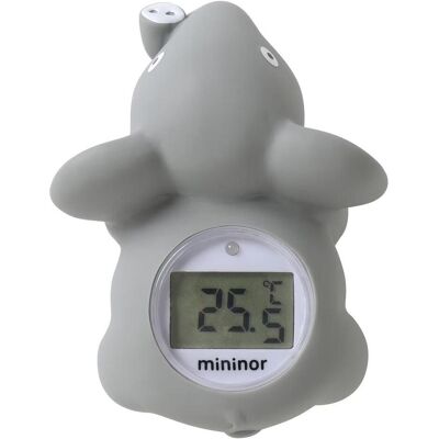 Thermomètre de bain bébé Mininor Éléphant - Gris - 10206-NC - Publicité Thermomètre de bain bébé Mininor Éléphant - Gris - 10206-NC - Publicité