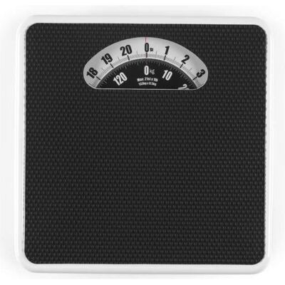 Salter, Pèse-personne, SA00700BWFEU12 Large Dial Mechanical Scale, Black/White (133 kg) - Publicité Salter, Pèse-personne, SA00700BWFEU12 Large Dial Mechanical Scale, Black/White (133 kg) - Publicité