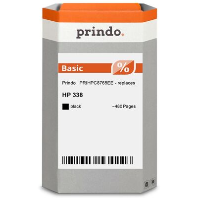 Prindo, Cartouche d'impression, compatible avec HP 338 (CF) - Publicité Prindo, Cartouche d'impression, compatible avec HP 338 (CF) - Publicité