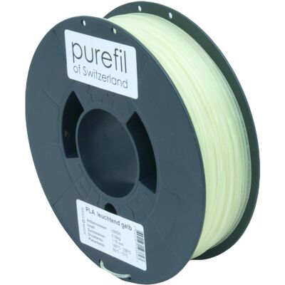 Purefil Filament (PLA, 350 g, 1.75 mm), Filament 3D, Jaune - Publicité Purefil Filament (PLA, 350 g, 1.75 mm), Filament 3D, Jaune - Publicité