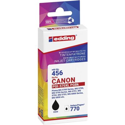 Cartouche d’encre noire edding Canon PGI-570XL - Cartouche d’encre pour imprimante - Publicité Cartouche d’encre noire edding Canon PGI-570XL - Cartouche d’encre pour imprimante - Publicité
