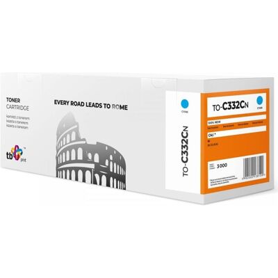 Toner Cyan Lenovo C332 - Compatible avec OKI C332 - Publicité Toner Cyan Lenovo C332 - Compatible avec OKI C332 - Publicité