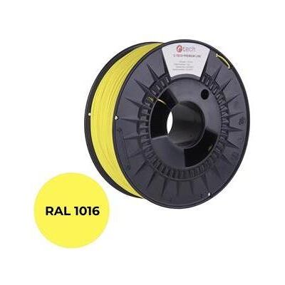 C-Tech Tisková struna (filament) PREMIUM LINE, PLA, sÃrová žlutá, RAL1016 (PLA, 1000 g, 1.75 mm), Filament 3D, Jaune - Publicité C-Tech Tisková struna (filament) PREMIUM LINE, PLA, sÃrová žlutá, RAL1016 (PLA, 1000 g, 1.75 mm), Filament 3D, Jaune - Publicité