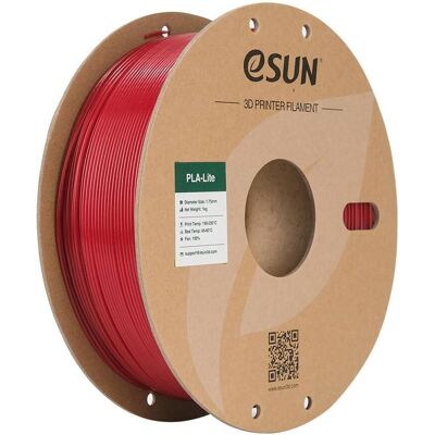 eSUN EPLA-LITE 1,75mm FIRE ENGINE RED 1kg (PLA, 1000 g, 1.75 mm), Filament 3D, Rouge - Publicité eSUN EPLA-LITE 1,75mm FIRE ENGINE RED 1kg (PLA, 1000 g, 1.75 mm), Filament 3D, Rouge - Publicité